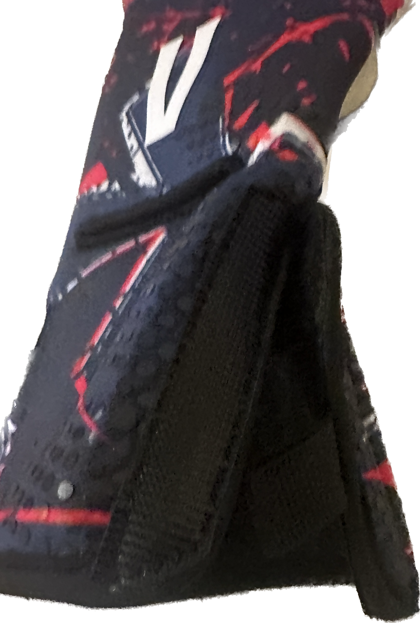 Victoire Black, white, raspberry Neoprene Goalkeeper Gloves