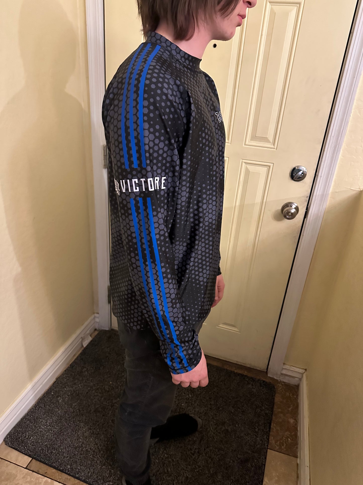 GK Glove Company Training Jersey Blue Long Sleeve