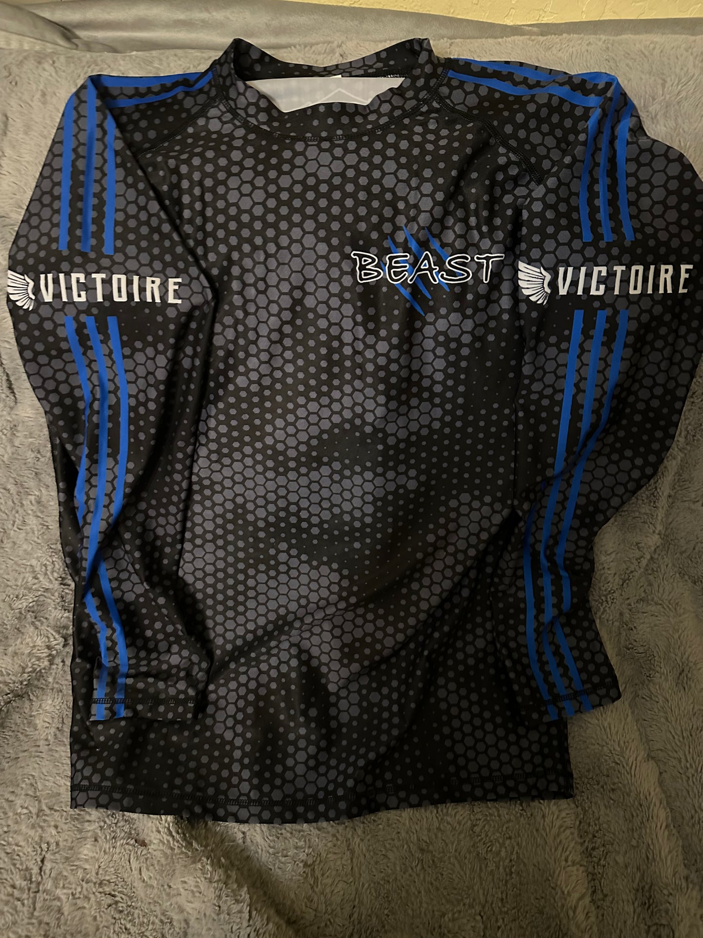 GK Glove Company Training Jersey Blue Long Sleeve