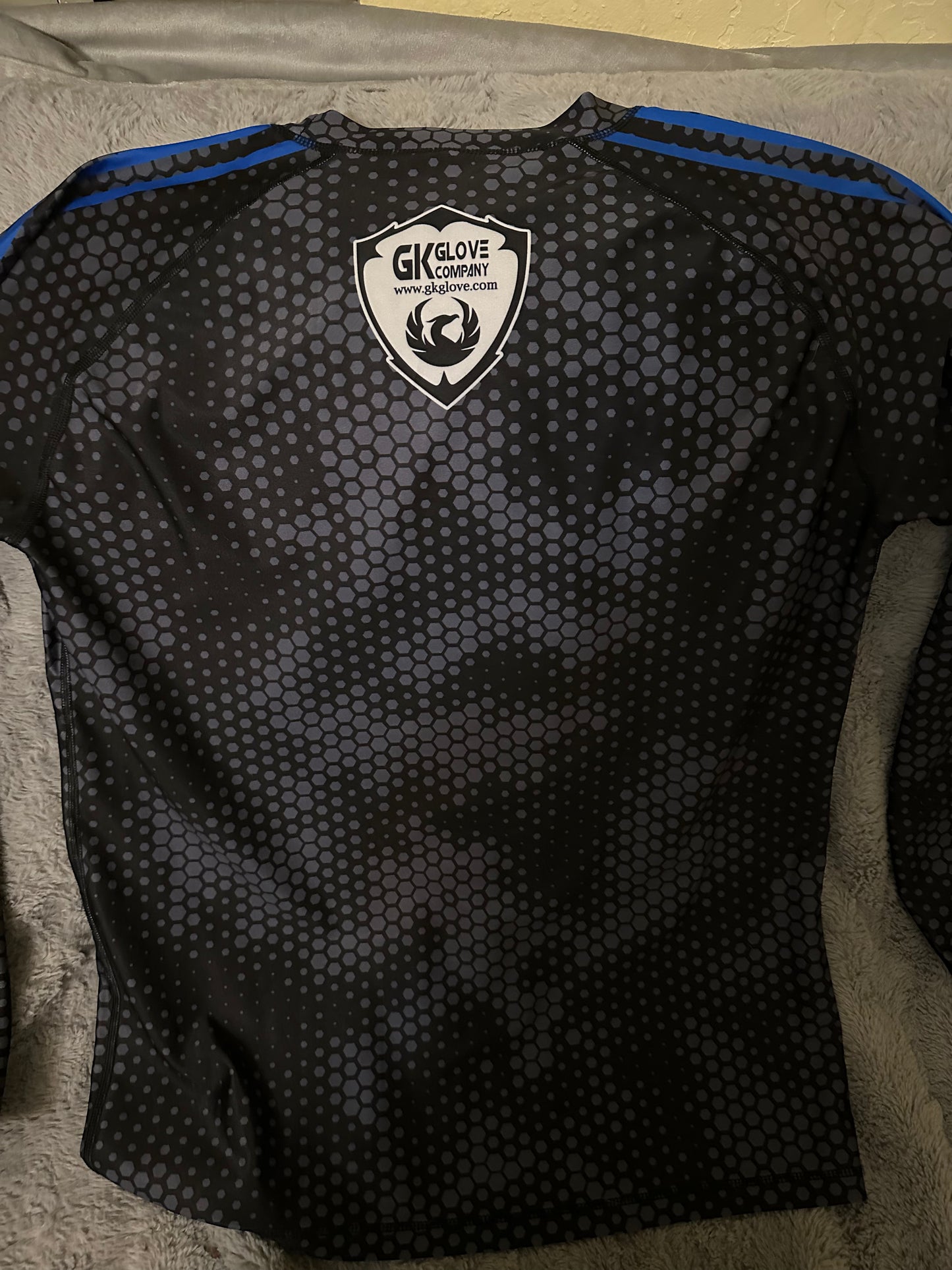 GK Glove Company Training Jersey Blue Long Sleeve