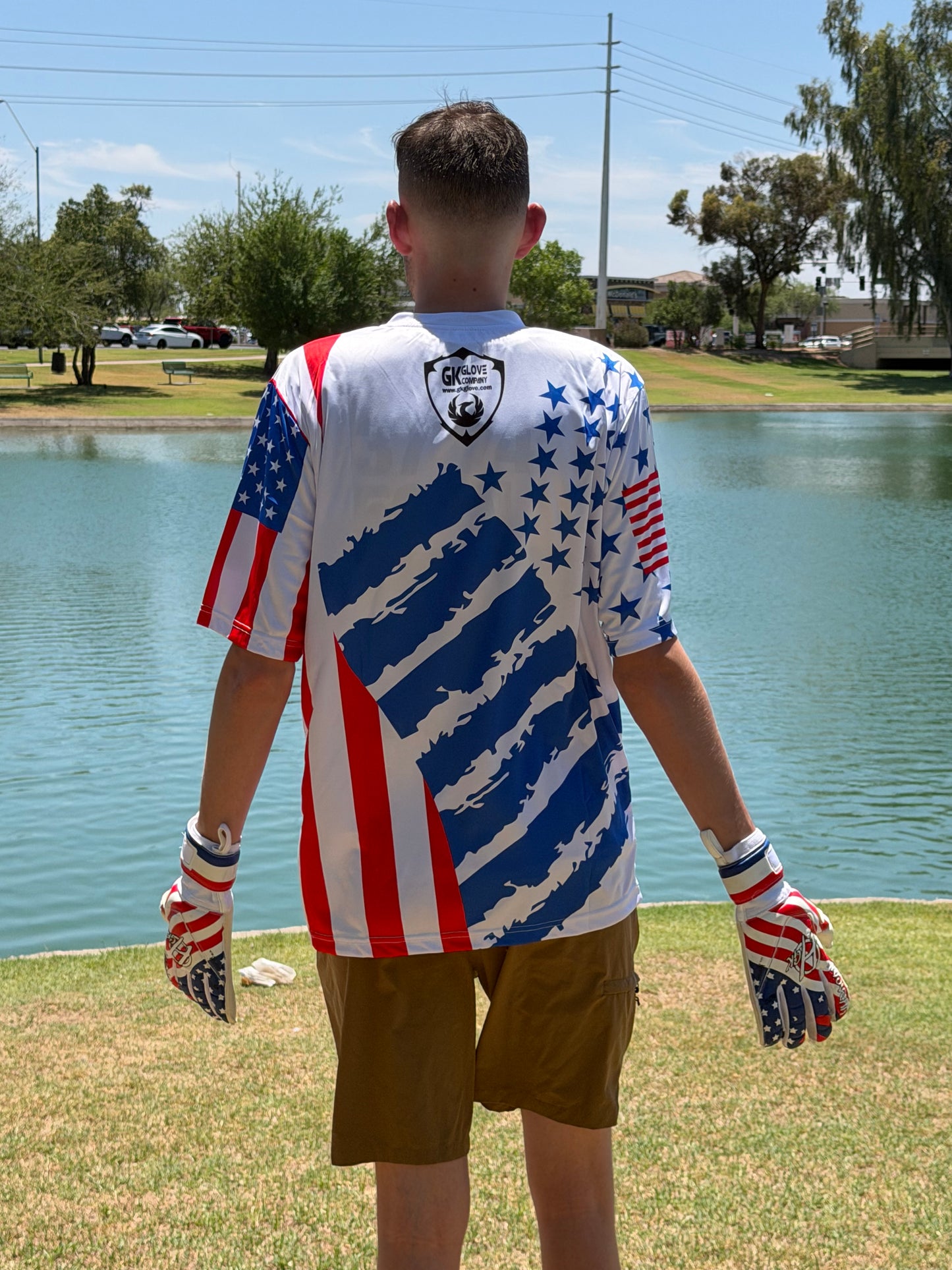 GK Glove Company Training Jersey Red Short Sleeve