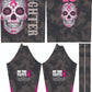Proline Sugar Skull Cancer Awareness Jersey Long Sleeve