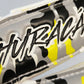 Black and yellow goalkeeper gloves